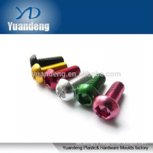 Anodized Aluminum Screws, Hexagon Socket Button Head Cap Screws ISO7380